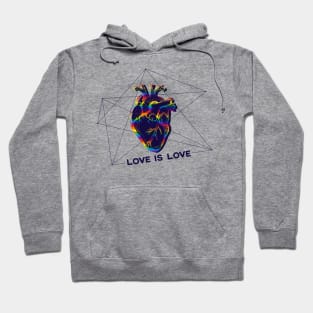 LGBT Rainbow Pride - Love Is Love Hoodie